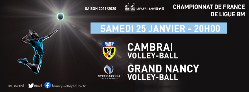 Samedi 25 janvier à Cambrai