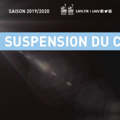 SUSPENSION DU CHAMPIONNAT – 13/03/2020