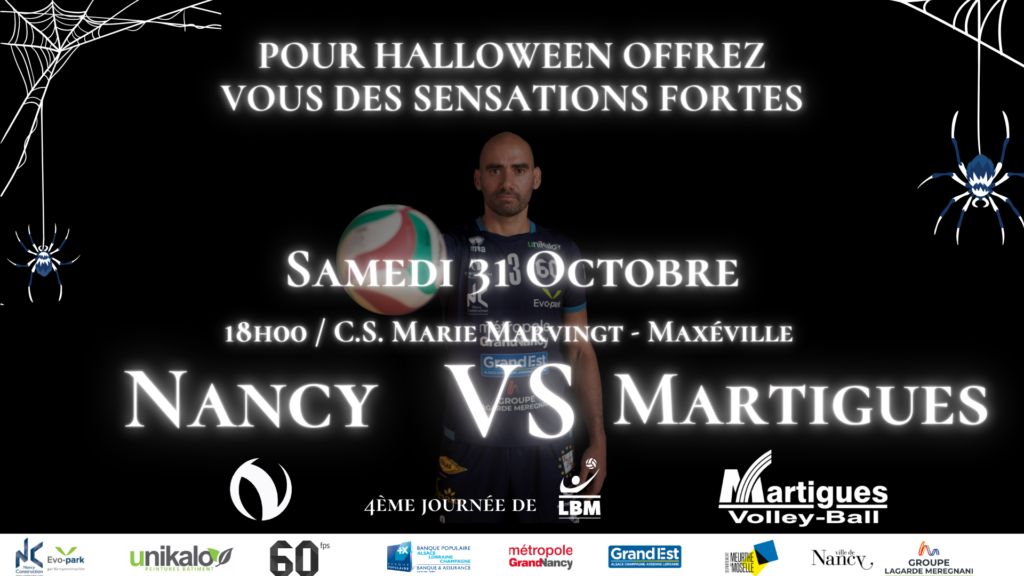 Achetez vos billets pour Grand Nancy Volley Ball – Martigues Volley Ball