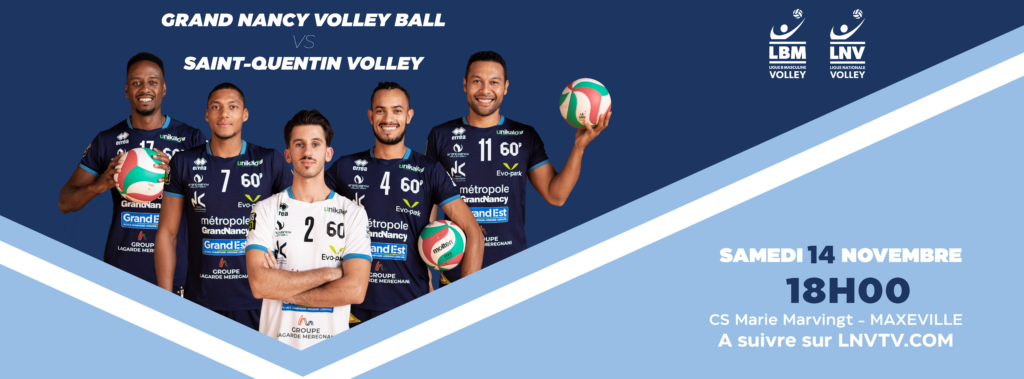 Grand Nancy Volley Ball – Saint-Quentin Volley