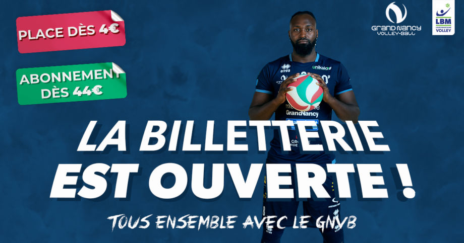 Ouverture de la billetterie