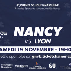 NANCY – LYON ce samedi !