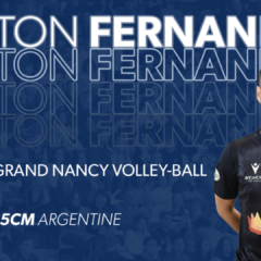 Gaston FERNANDEZ rejoint le Grand Nancy Volley-Ball !
