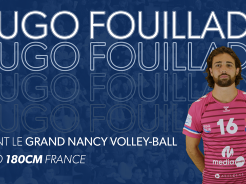 Hugo FOUILLADE rejoint le Grand Nancy Volley-Ball