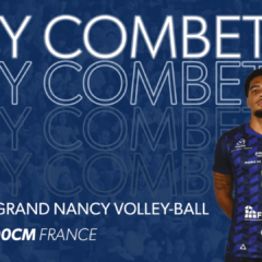 Levy COMBETTE rejoint le Grand Nancy Volley-Ball