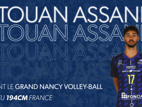 Titouan ASSANI rejoint le Grand Nancy Volley-Ball