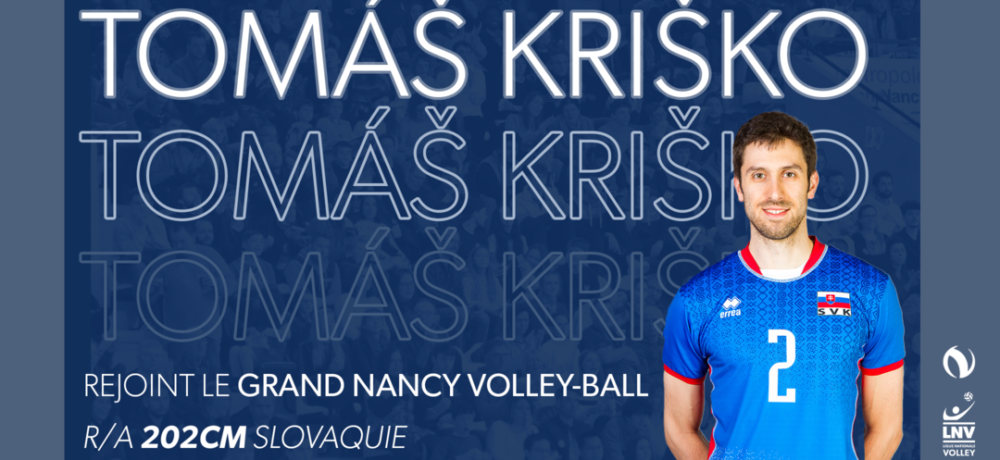 Tomáš Kriško rejoint le Grand Nancy Volley-Ball