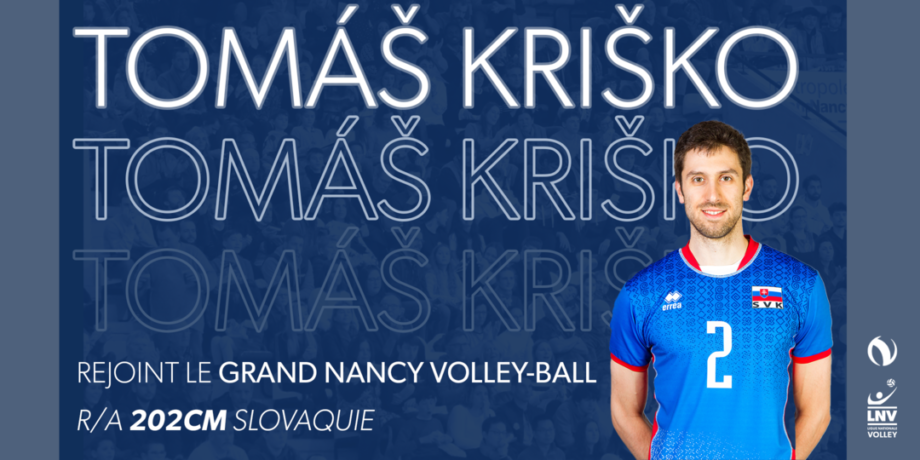 Tomáš Kriško rejoint le Grand Nancy Volley-Ball