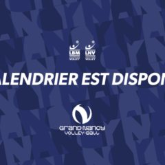 Le calendrier de la saison 2023/2024 est disponible !