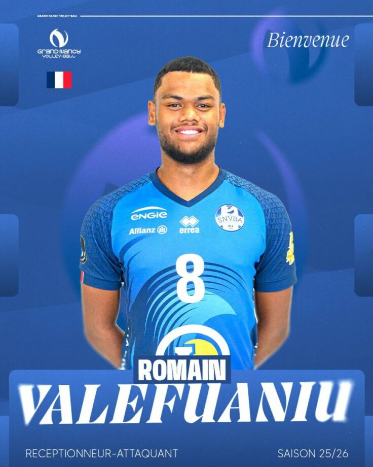ALERTE MERCATO : Romain VALEFUANIU rejoint le Grand Nancy Volley-Ball