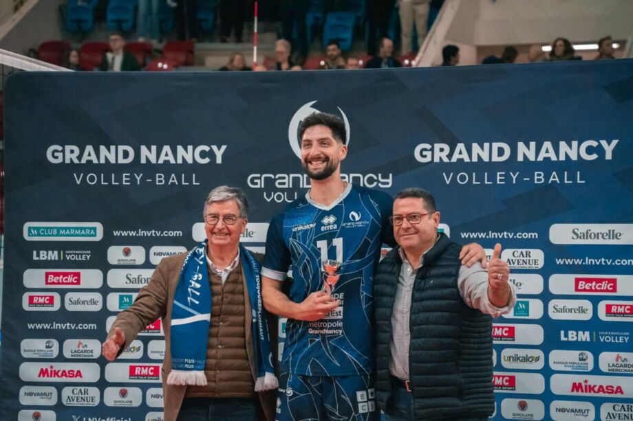 Sebastian ROATTA continue avec le Grand Nancy Volley-Ball