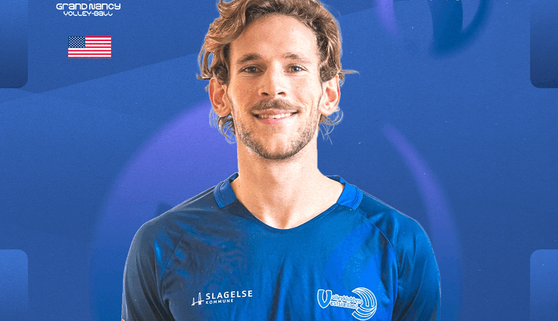 ARRIVÉE : Jacob STEELE rejoint le Grand Nancy Volley‑Ball