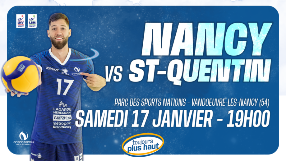 nancy st quentin 17 janvier 2026 volley