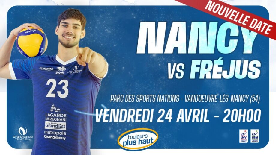 Nouvelle date pour NANCY - FREJUS