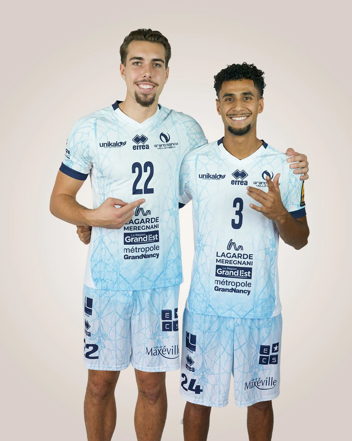 Maillot ext Grand Nancy Volley-Ball 2026/2027 - vue arrière
